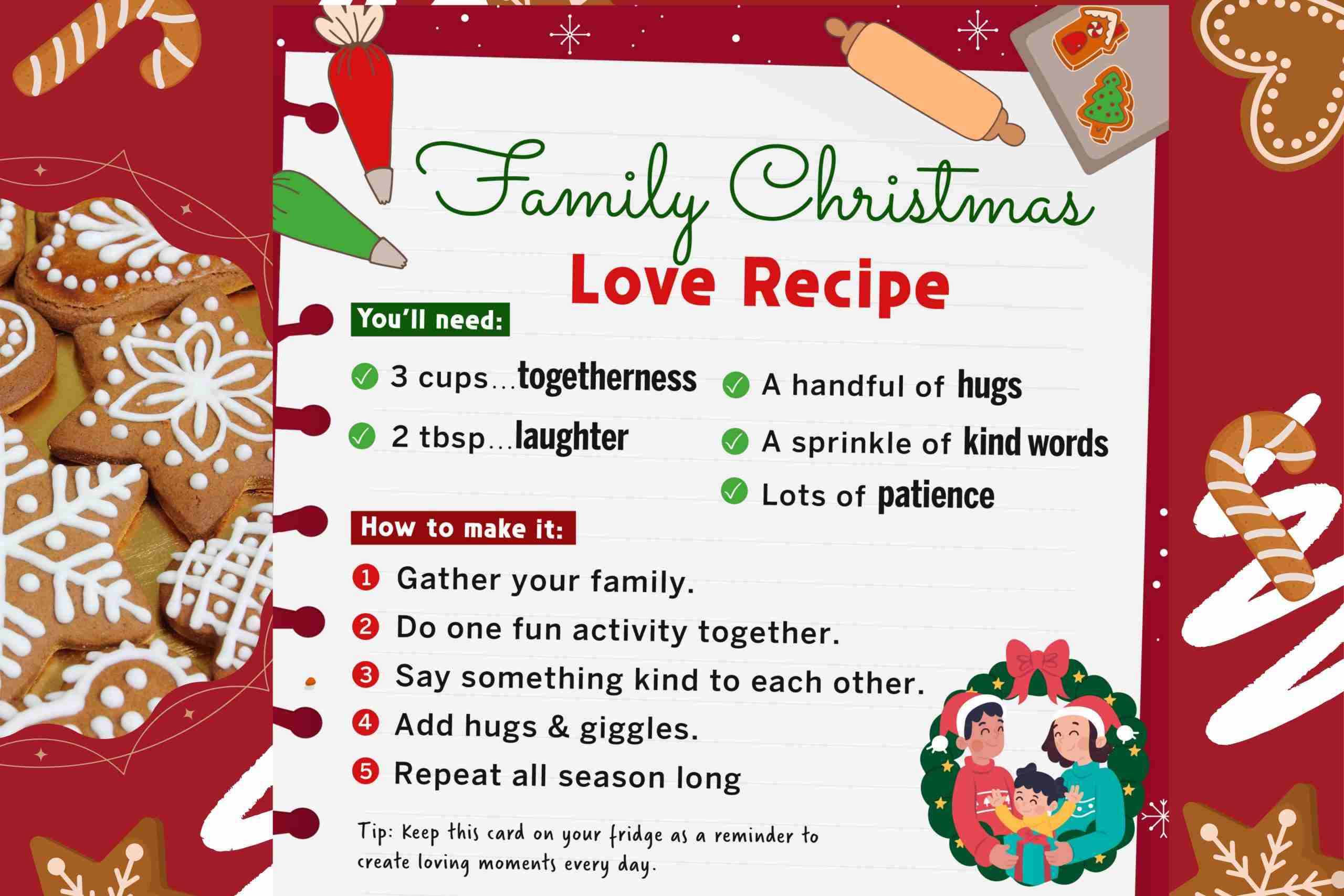 Family Christmas Love Recipe
